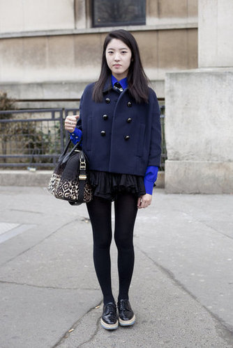 Paris Fashion Week Street Style Fall 2012 Paris Fashion Week Street Style Fall 2012