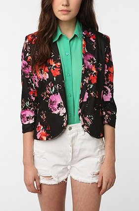 Sparkle & Fade Printed Cropped Ruched-Sleeve Blazer ($79)
Sparkle & Fade Printed Cropped Ruched-Sleeve Blazer ($79)
