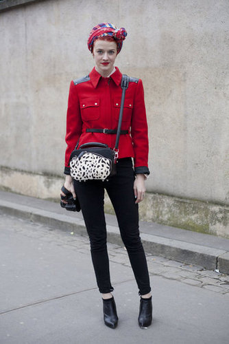 Paris Fashion Week Street Style Fall 2012 Paris Fashion Week Street Style Fall 2012