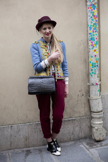 Paris Fashion Week Street Style Fall 2012