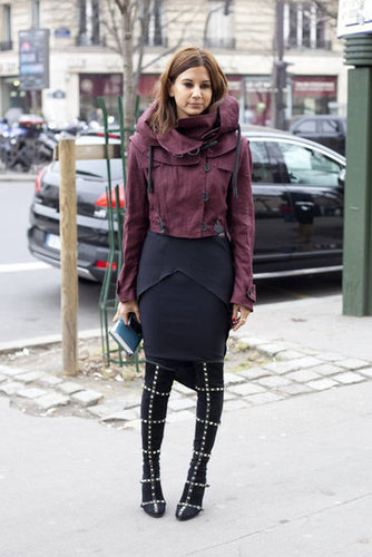 Paris Fashion Week Street Style Fall 2012 Paris Fashion Week Street Style Fall 2012