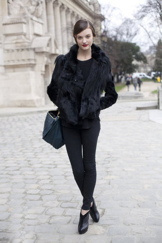 Paris Fashion Week Street Style Fall 2012 Paris Fashion Week Street Style Fall 2012