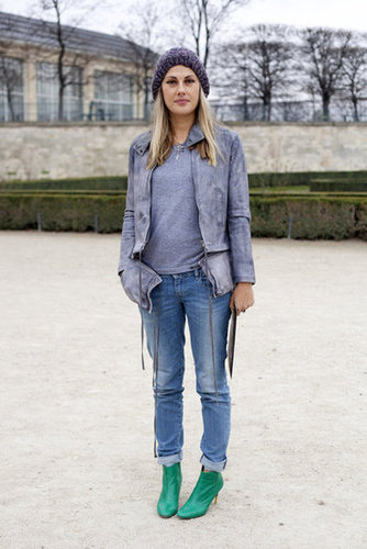 Paris Fashion Week Street Style Fall 2012 Paris Fashion Week Street Style Fall 2012
