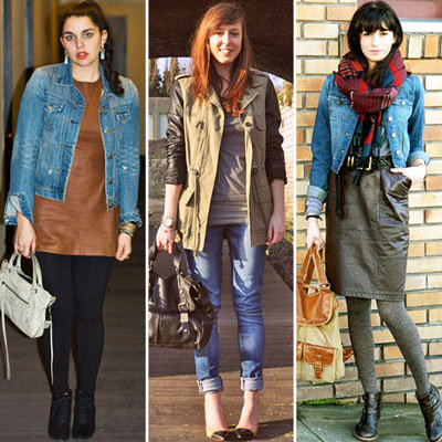 Styling Tip: Mix Leather and Denim