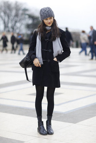 Understated, but not without interest — we love the knit hat and toggle detailing.
Understated, but not without interest — we love the knit hat and toggle detailing.