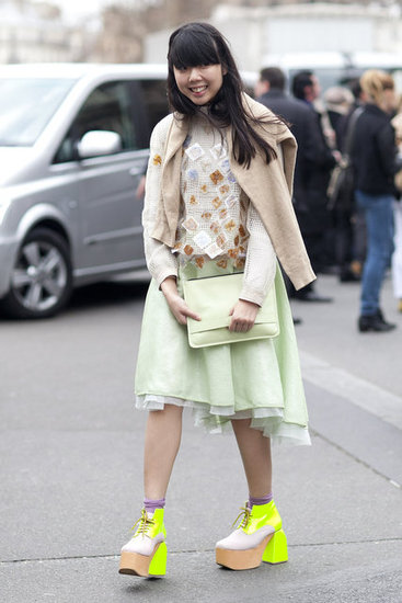 Paris Fashion Week Street Style Fall 2012