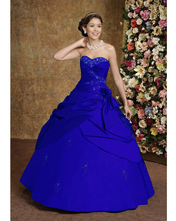 Experience your special day with royal blue wedding dresses as the best 