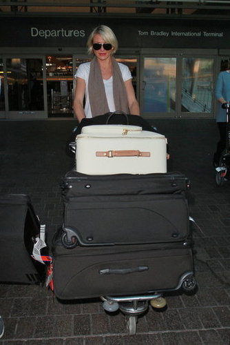 Cameron Diaz touched down at LAX.
Cameron Diaz touched down at LAX.