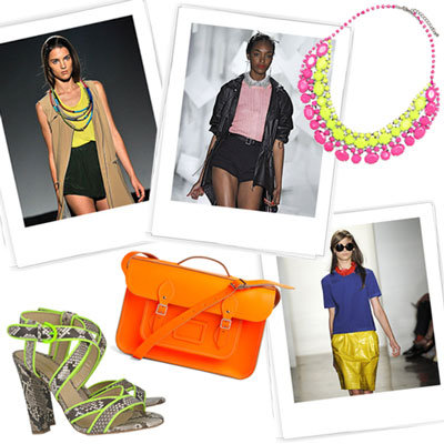 Neon Clothes and Accessories For Spring 2012