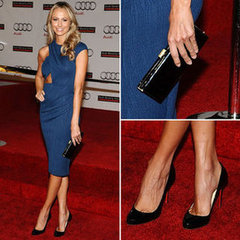 Celeb Style: Stacy Keibler's Killer Cocktail Dress Celeb Style: Stacy Keibler's Killer Cocktail Dress