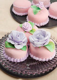 Almond Paste-Strawberry Cake