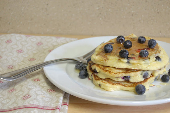 blueberry ricotta pancakes