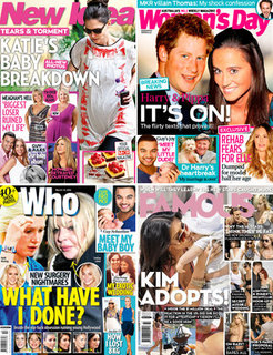 Australian Weekly Magazine Round Up for March 19th 2012 With New Idea, Famous, NW and Who