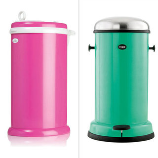 Colorful Diaper Pails