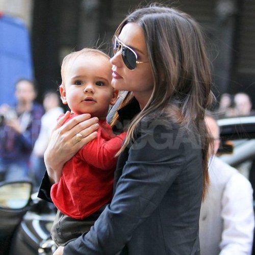 Flynn Bloom got a lift from Miranda Kerr.
Flynn Bloom got a lift from Miranda Kerr.