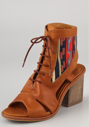 This tribal-meets-ikat print screams "wear me to a music festival," right? Pair these with cutoff shorts and a soft vintage tee for a total rocker-inspired look.
Miista Andrea bootie ($250)
This tribal-meets-ikat print screams "wear me to a music festival," right? Pair these with cutoff shorts and a soft vintage tee for a total rocker-inspired look.
Miista Andrea bootie ($250)