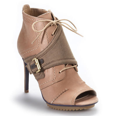 Cute Peep-Toe Booties For Spring 2012