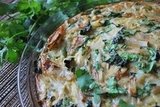 Irish Cheddar Quiche with Guinness Caramelized Onions