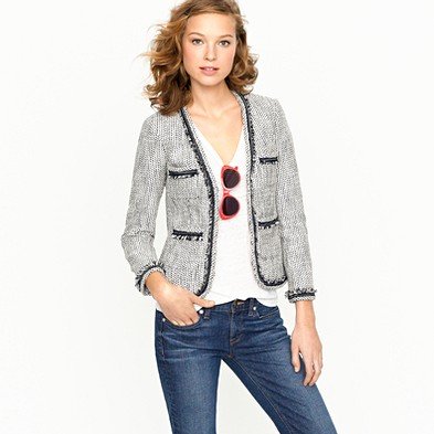 Terrazo tweed jacket