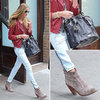 Rosie Huntington-Whiteley Burberry Bag March 2012