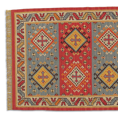 HERALDIC WOOL DHURRIE