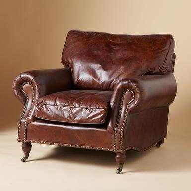 DUSTIN LEATHER CHAIR