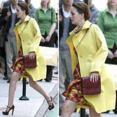 Leighton Meester Floral Dress