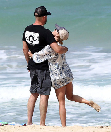 Reese Witherspoon showed Jim Toth love on the beach in Kauai during an Aug. 2011 trip.
Reese Witherspoon showed Jim Toth love on the beach in Kauai during an Aug. 2011 trip.