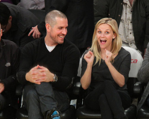 The couple got animated courtside in Jan. 2011.
The couple got animated courtside in Jan. 2011.