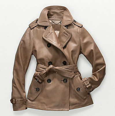 This leather version would become a wardrobe classic; we imagine it would look even cooler worn in.
Coach Alexis Leather Trench ($1,198)
This leather version would become a wardrobe classic; we imagine it would look even cooler worn in.
Coach Alexis Leather Trench ($1,198)