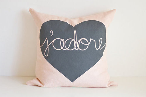 Heart Cushion - j'adore
