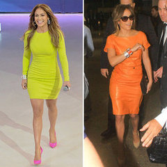 Jennifer Lopez in Bright Colors in Brazil Pictures