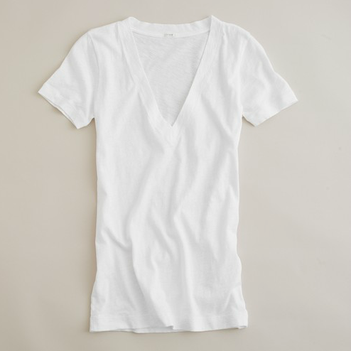 Summer climates mean a lot of sweating. That said, you should stick to lighter colors and fabrics. This white tee is the perfect, comfy fit.
J.Crew Tissue V-Neck Tee ($15)
Summer climates mean a lot of sweating. That said, you should stick to lighter colors and fabrics. This white tee is the perfect, comfy fit.
J.Crew Tissue V-Neck Tee ($15)