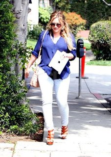 Hilary Duff First Pictures After Luca Comrie's Birth