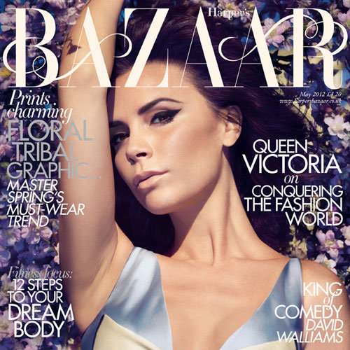 Victoria Beckham Cover of Harper's Bazaar May 2012