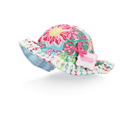 Mud Pie Lily Pad Floral Sun Hat 