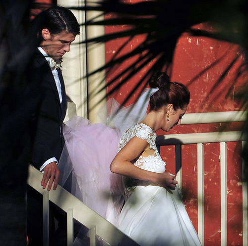 Susan Sarandon's daughter, Eva Amurri, wed Kyle Martino in Charleston, SC, during October 2011.
Susan Sarandon's daughter, Eva Amurri, wed Kyle Martino in Charleston, SC, during October 2011.