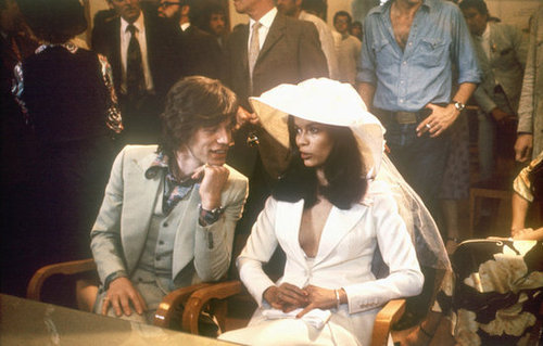 Mick and Bianca Jagger made it official during May of 1971 in St.-Tropez.
Mick and Bianca Jagger made it official during May of 1971 in St.-Tropez.