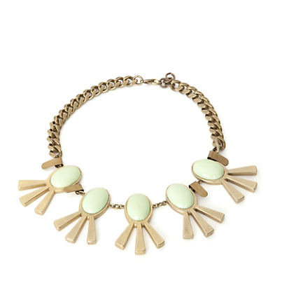 This statement piece was meant for showing off — wear it with a bold-hued strapless.
Lulu Frost Preorder Multi Prong Stone Necklace ($345)
This statement piece was meant for showing off — wear it with a bold-hued strapless.
Lulu Frost Preorder Multi Prong Stone Necklace ($345)