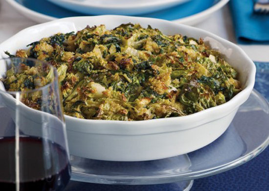 A greens and quinoa pie is a perfect option if you're having a meat-free Passover. If your household abides by strict kosher law, use dairy-free cheese or be sure to wait the right amount of time before digging into more meat (it differs depending on your background).
A greens and quinoa pie is a perfect option if you're having a meat-free Passover. If your household abides by strict kosher law, use dairy-free cheese or be sure to wait the right amount of time before digging into more meat (it differs depending on your background).