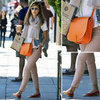 Jessica Alba Orange Bag