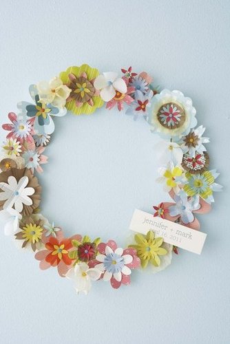 Paper Flower Wreath Paper Flower Wreath