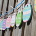 Salt Dough Easter Egg Garland