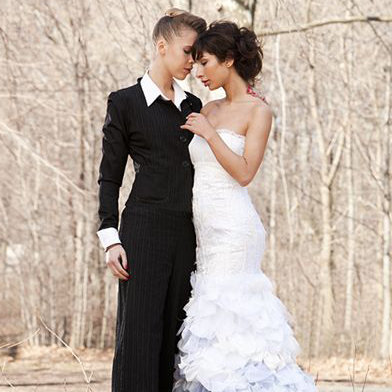 Lesbian Wedding Shoot