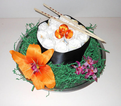 Sushi Diaper Cake Sushi Diaper Cake
