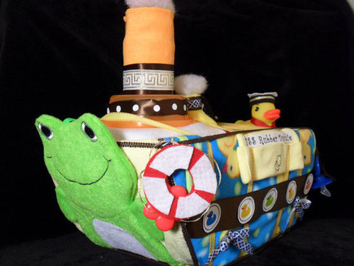 Rubber Duckie Diaper Boat Rubber Duckie Diaper Boat