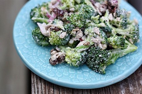 Raw Broccoli Raisin Salad Raw Broccoli Raisin Salad