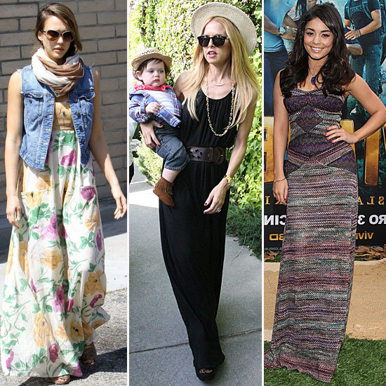 Celebrity Maxi Dress Looks Celebrity Maxi Dress Looks