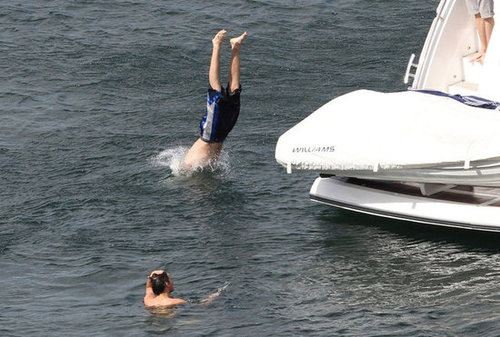 One Direction Celebrates SNL Success With a Shirtless Swim One Direction Celebrates SNL Success With a Shirtless Swim