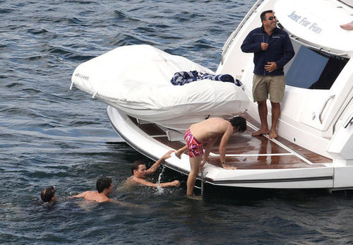 One Direction Celebrates SNL Success With a Shirtless Swim One Direction Celebrates SNL Success With a Shirtless Swim